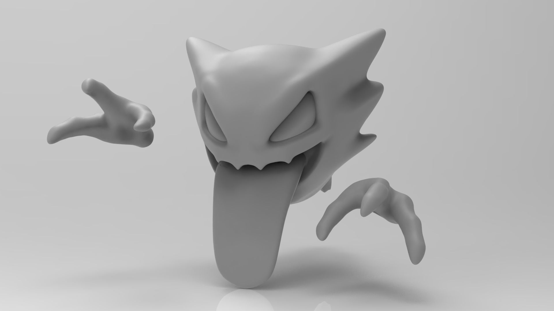 Haunter Pokemon 3D print model_4