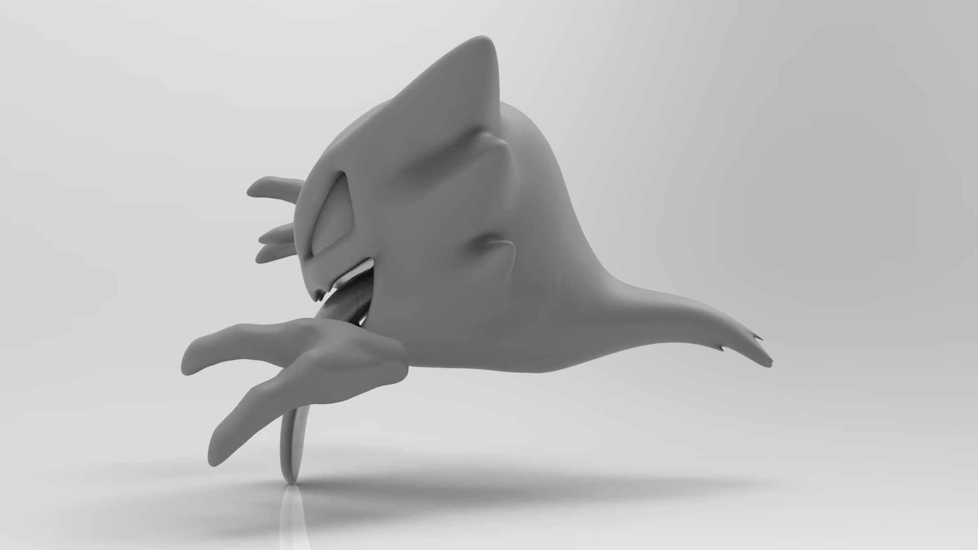 Haunter Pokemon 3D print model_2