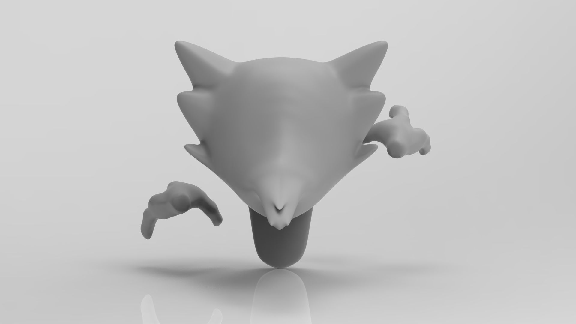 Haunter Pokemon 3D print model_1