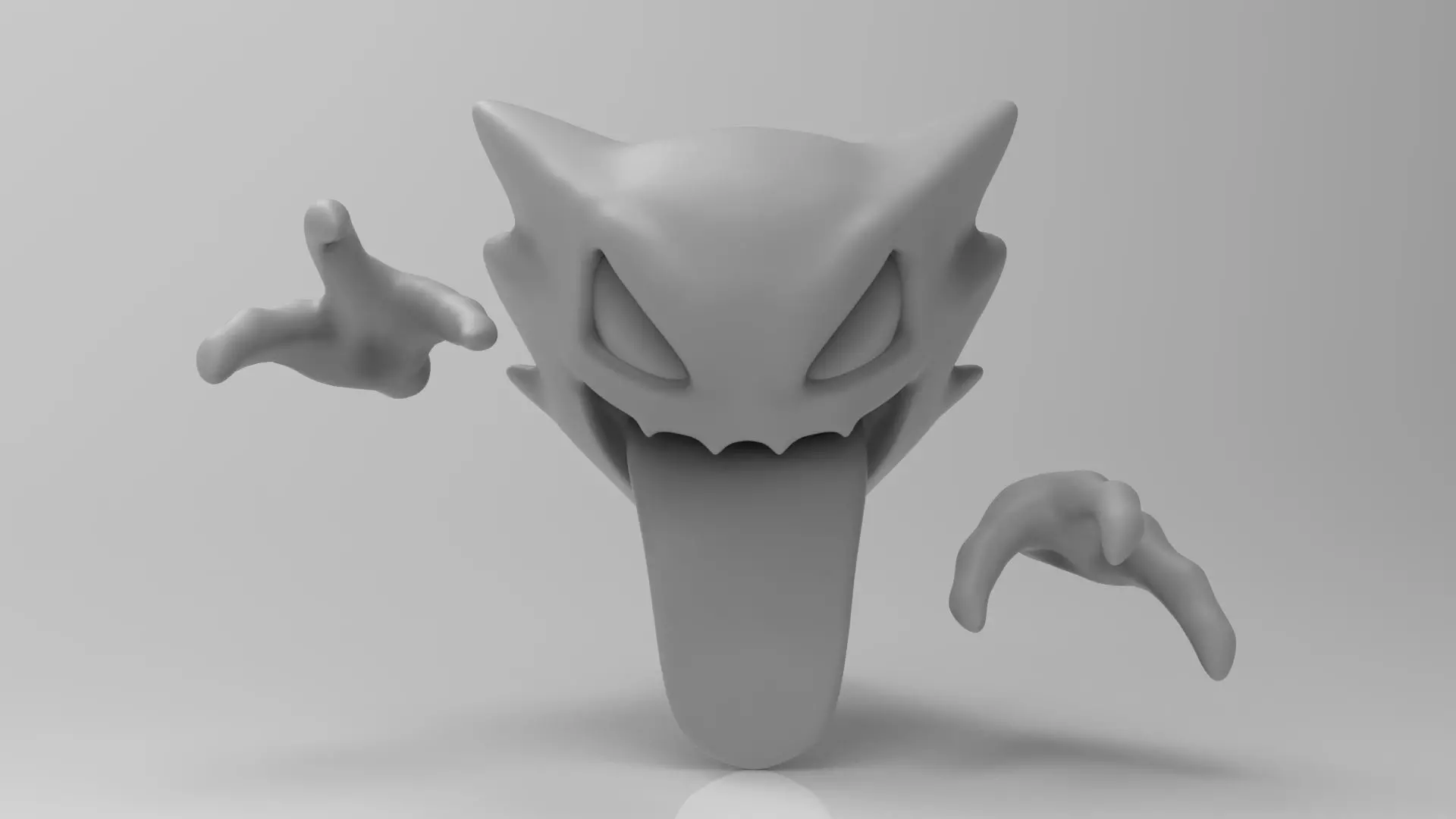 Haunter Pokemon 3D print model_0