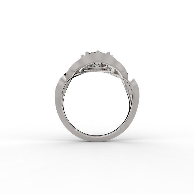 Infinity Engagement Ring 3D print model_6