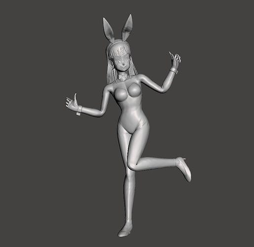 Bulma Bunny costume 3D Model 3D print model
