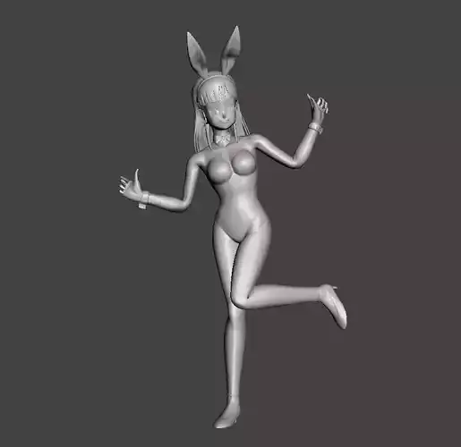 Bulma Bunny costume 3D Model 3D print model