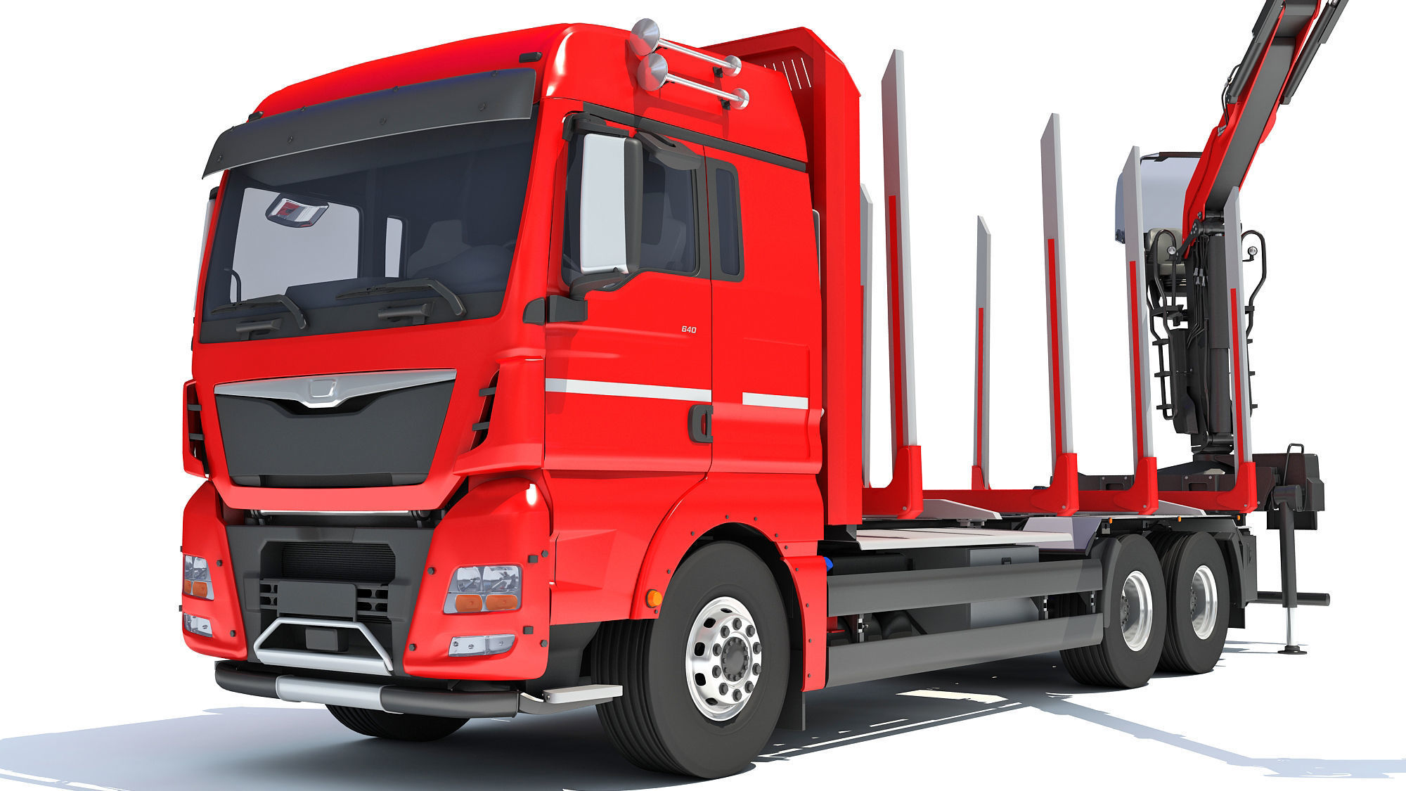 Forestry Truck 3D model_11