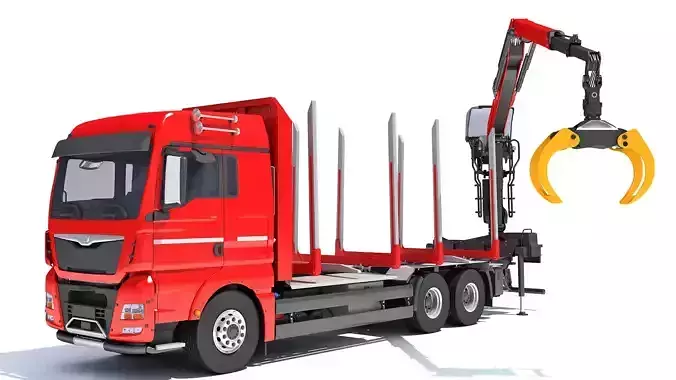 Forestry Truck 3D model
