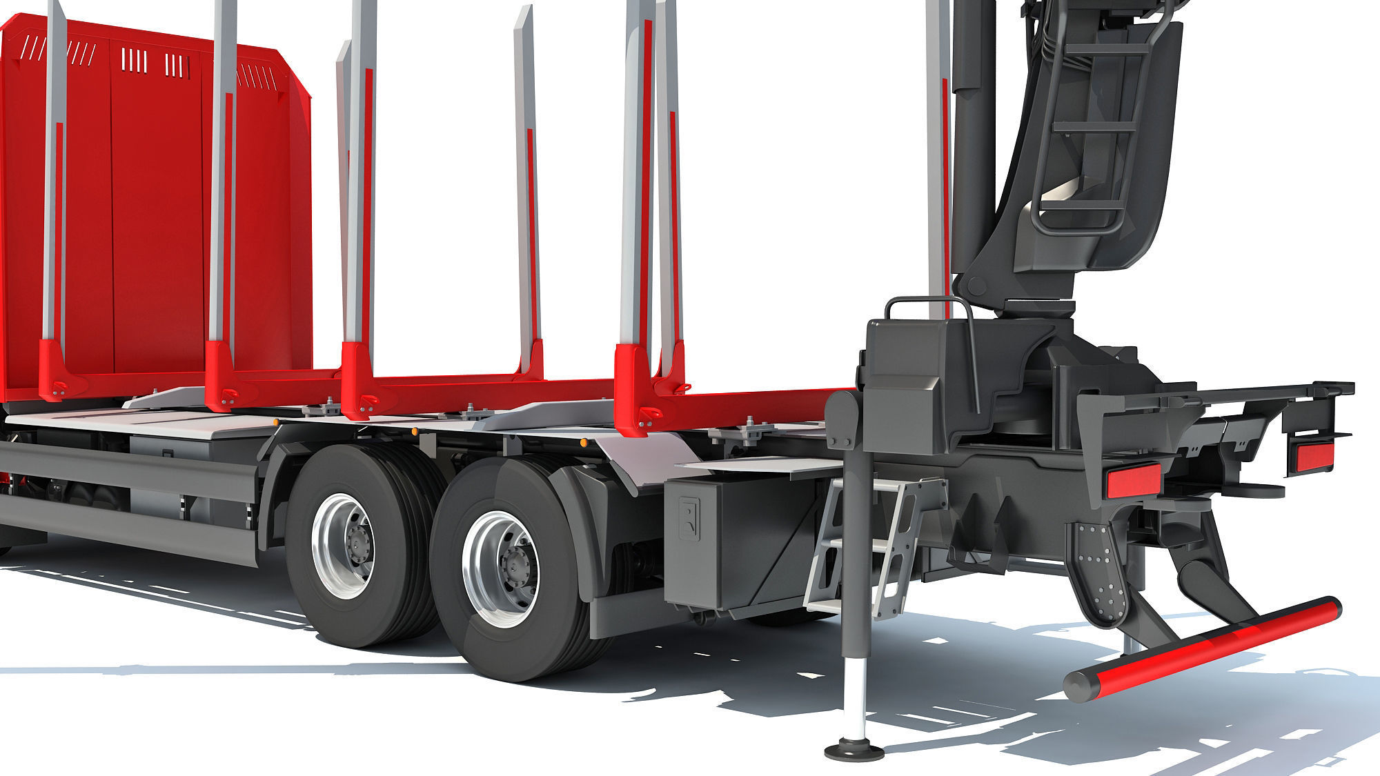 Forestry Truck 3D model_12
