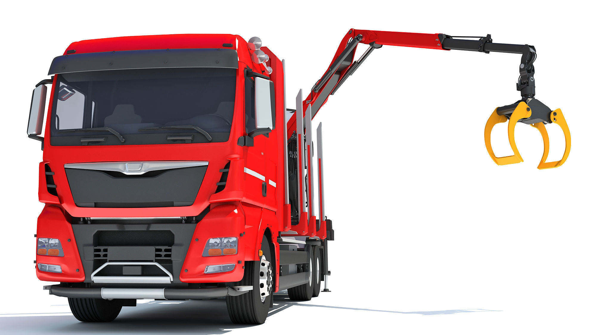 Forestry Truck 3D model_9