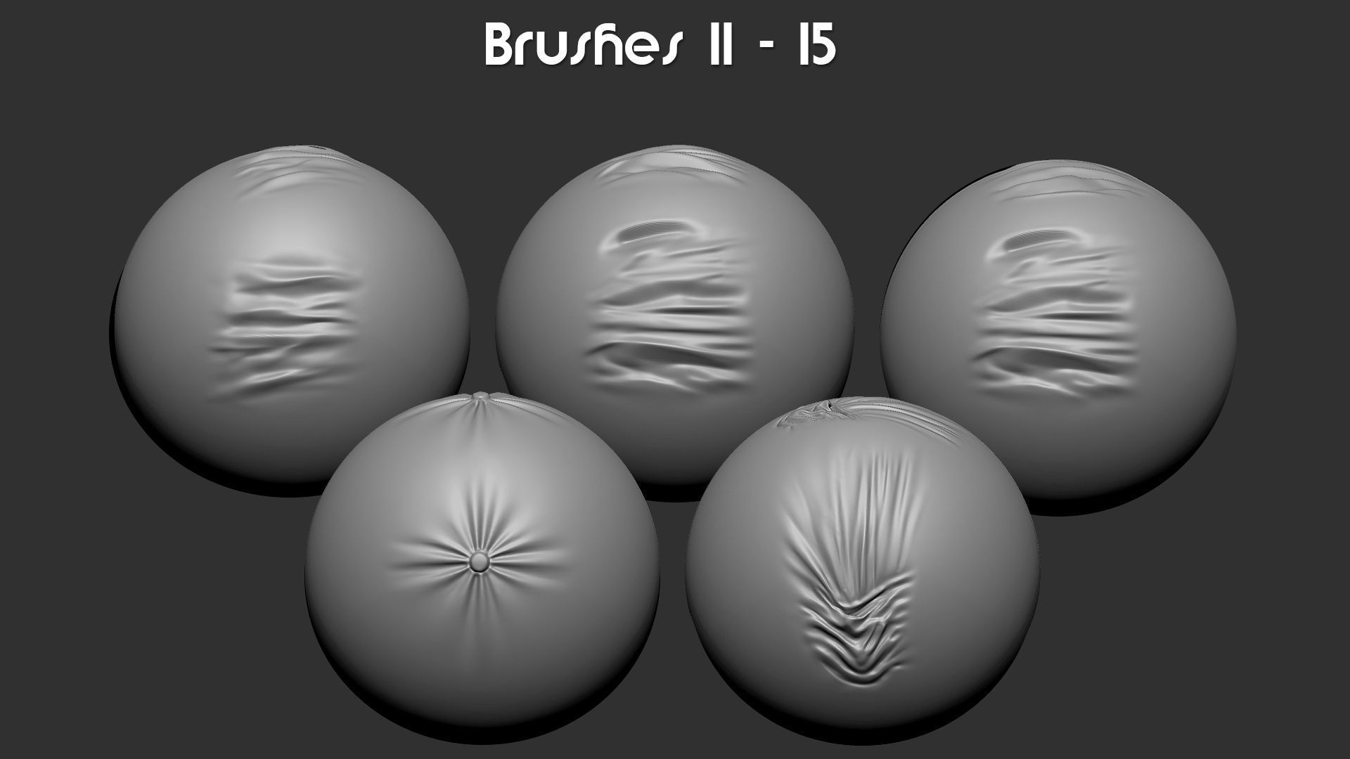 Zbrush - 35 Cloth and Cushions VDM Brush 3D model_4