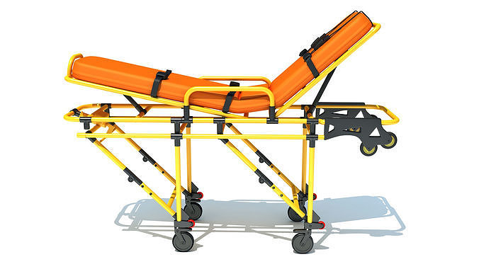 Ambulance Stretcher 3D model