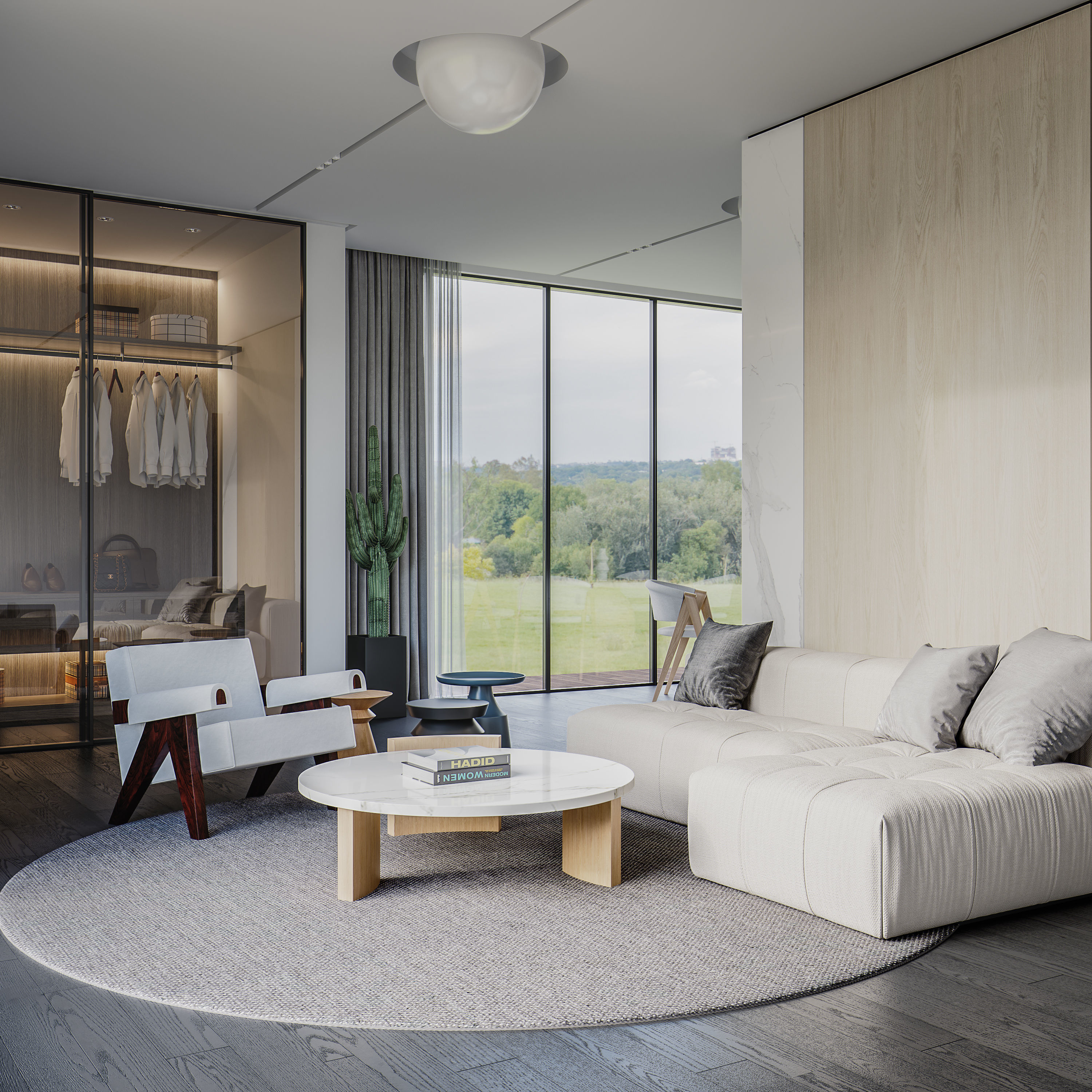 Modern Style Interior 02 3D model_6