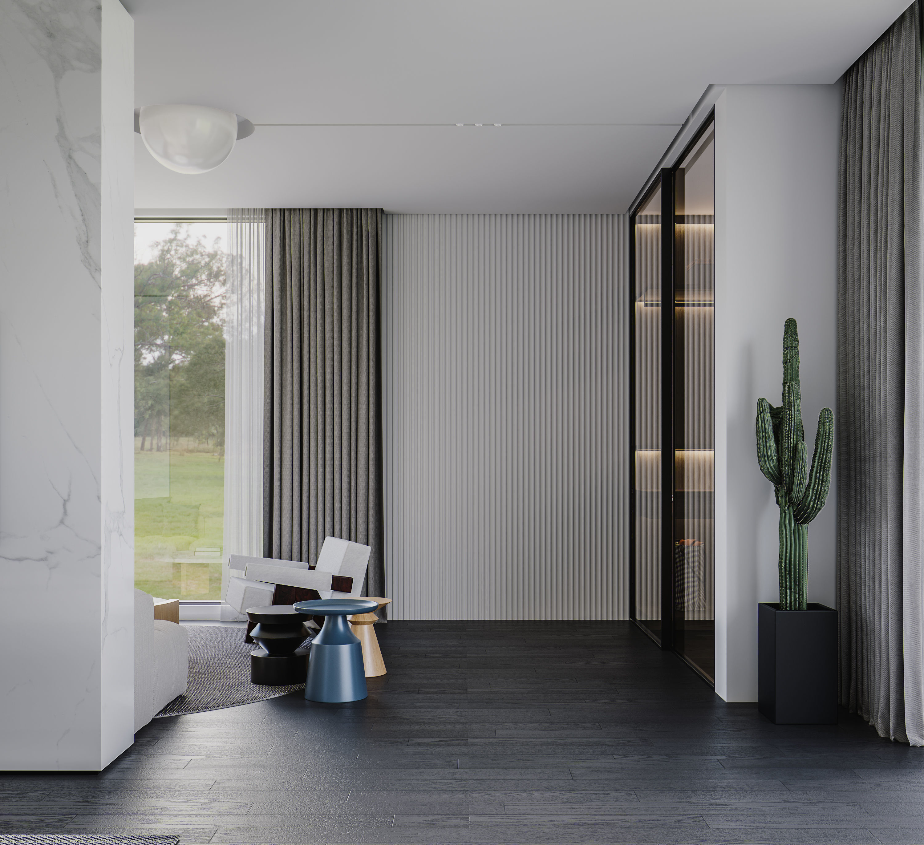 Modern Style Interior 02 3D model_1