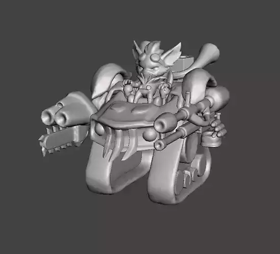 Badlands Baron Rumble 3D Model