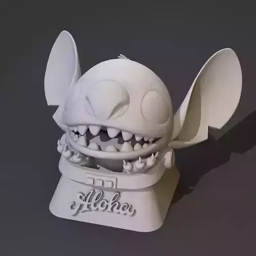 Stitch Keycap 3D print model