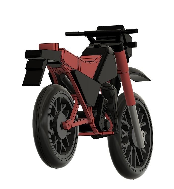 Yamaha dt175 3D print model_2