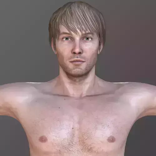 ALEX CHARACTER Low-poly 3D model