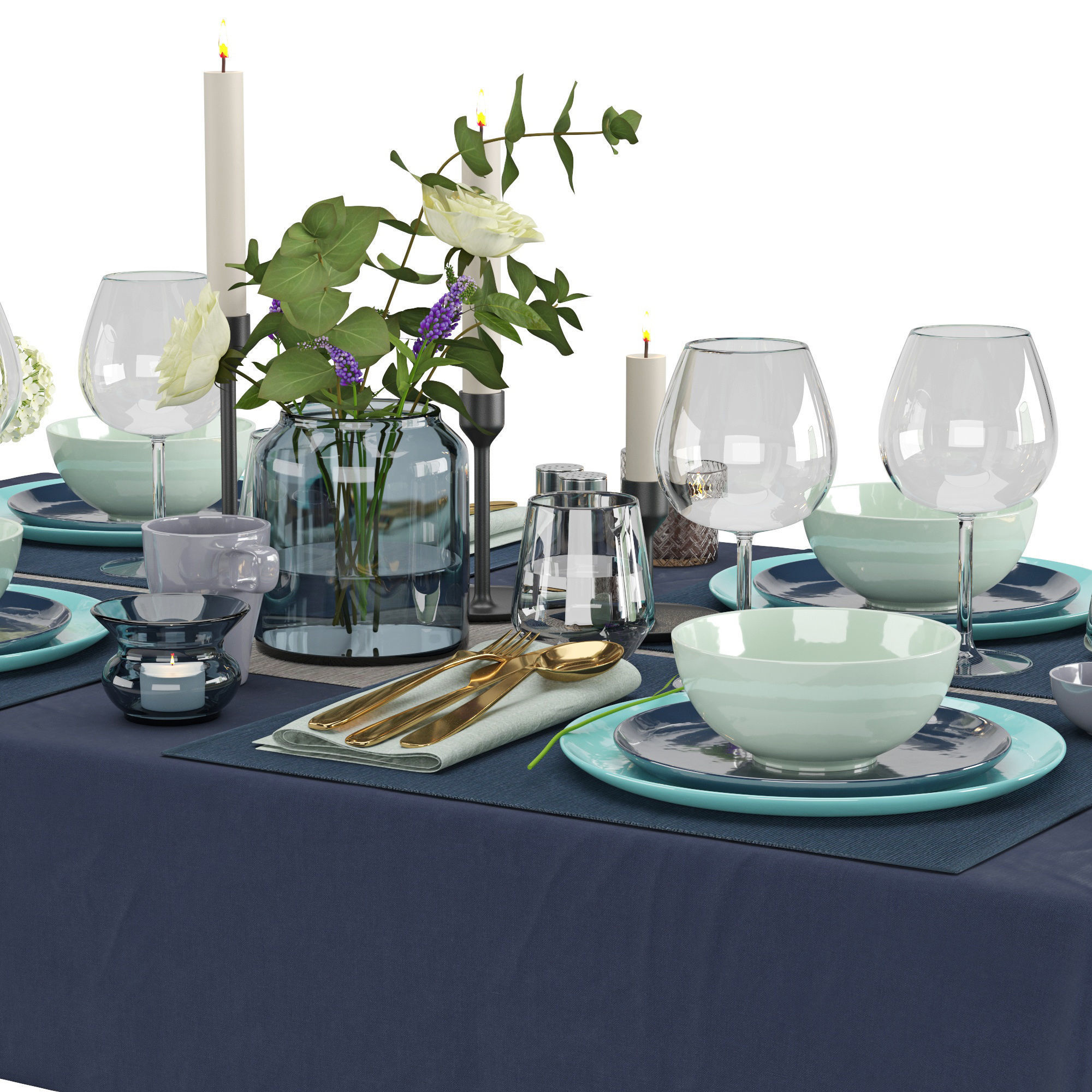 Serving Tableware 11 3D model_1