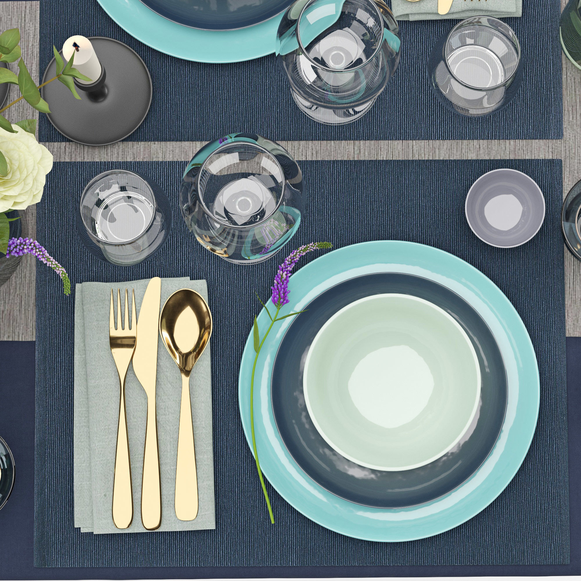 Serving Tableware 11 3D model_5