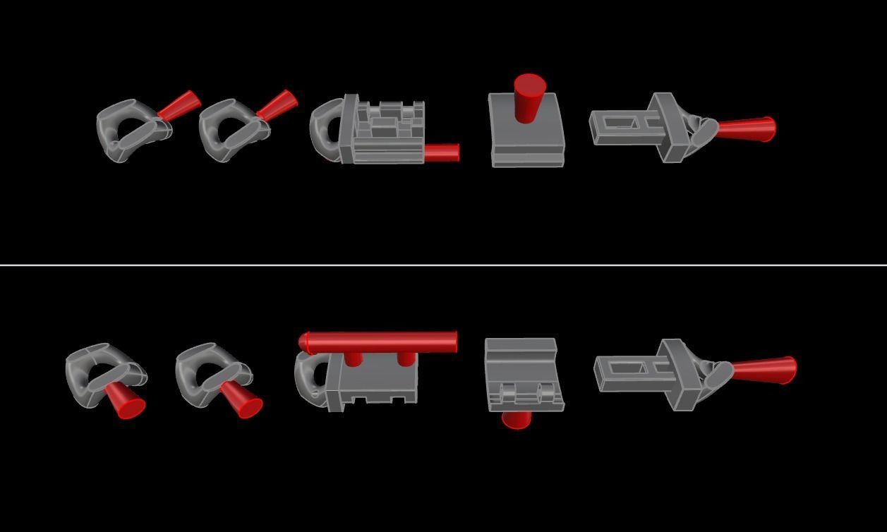 Cuban Chain Bracelet Necklace Link SIZE 10MM Width 3D print model_12