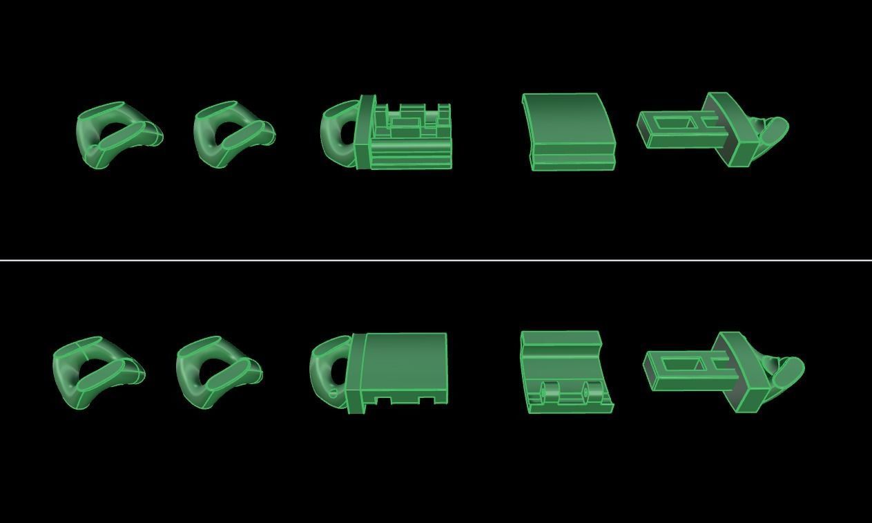 Cuban Chain Bracelet Necklace Link SIZE 10MM Width 3D print model_14