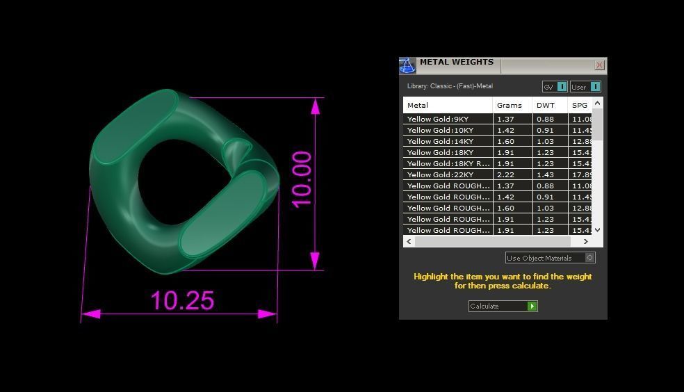 Cuban Chain Bracelet Necklace Link SIZE 10MM Width 3D print model_8