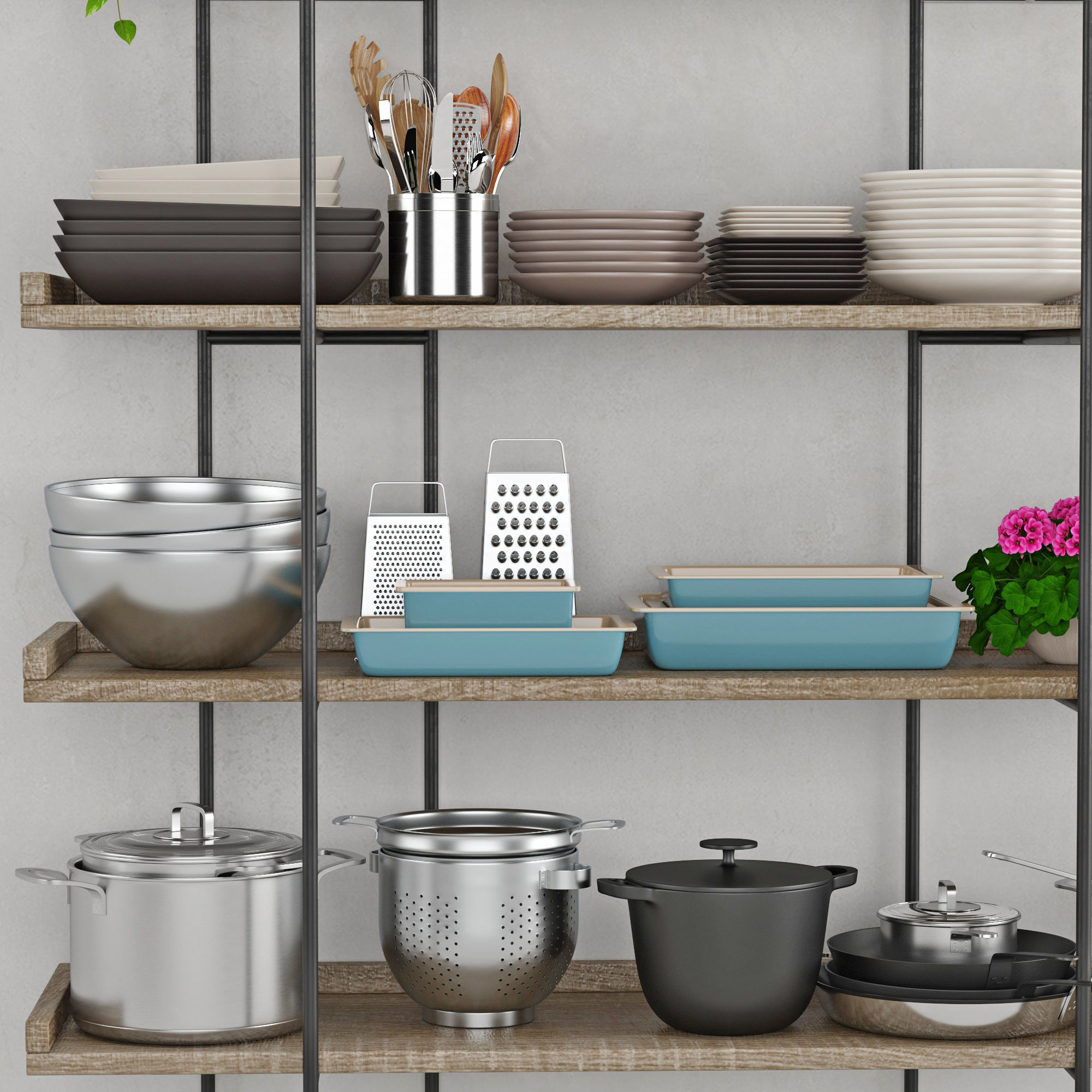 Kitchenware and Tableware 26 3D model_5