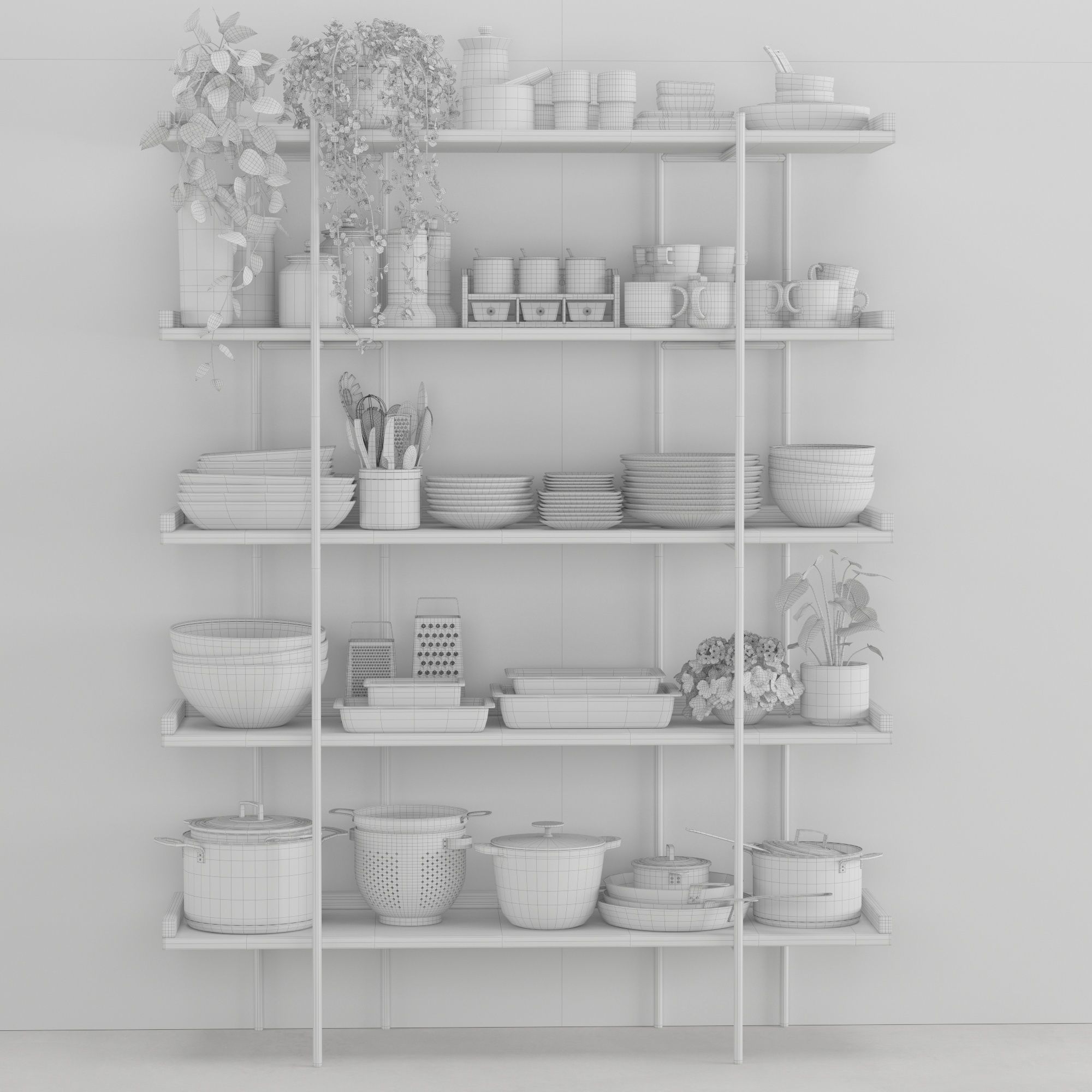 Kitchenware and Tableware 26 3D model_3