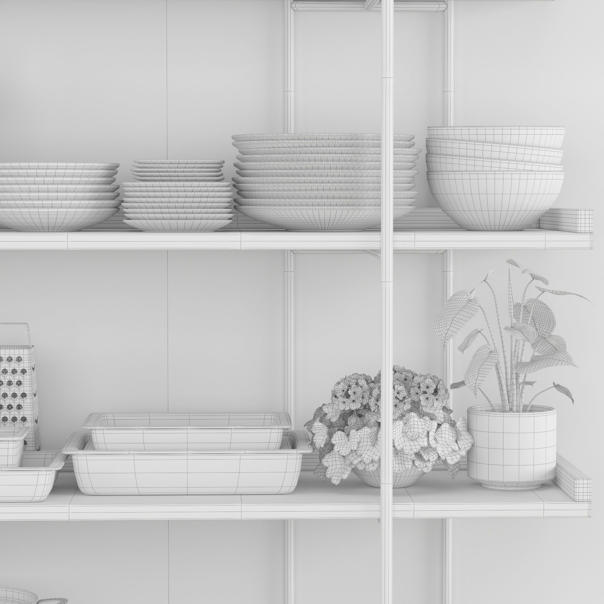 Kitchenware and Tableware 26 3D model_2