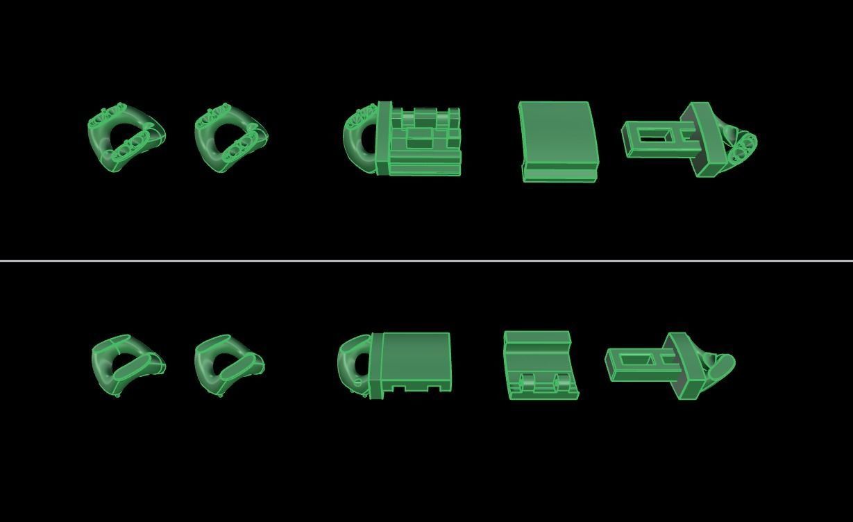 Cuban Diamond Chain Bracelet Necklace Link SIZE 10MM Width 3D print model_14