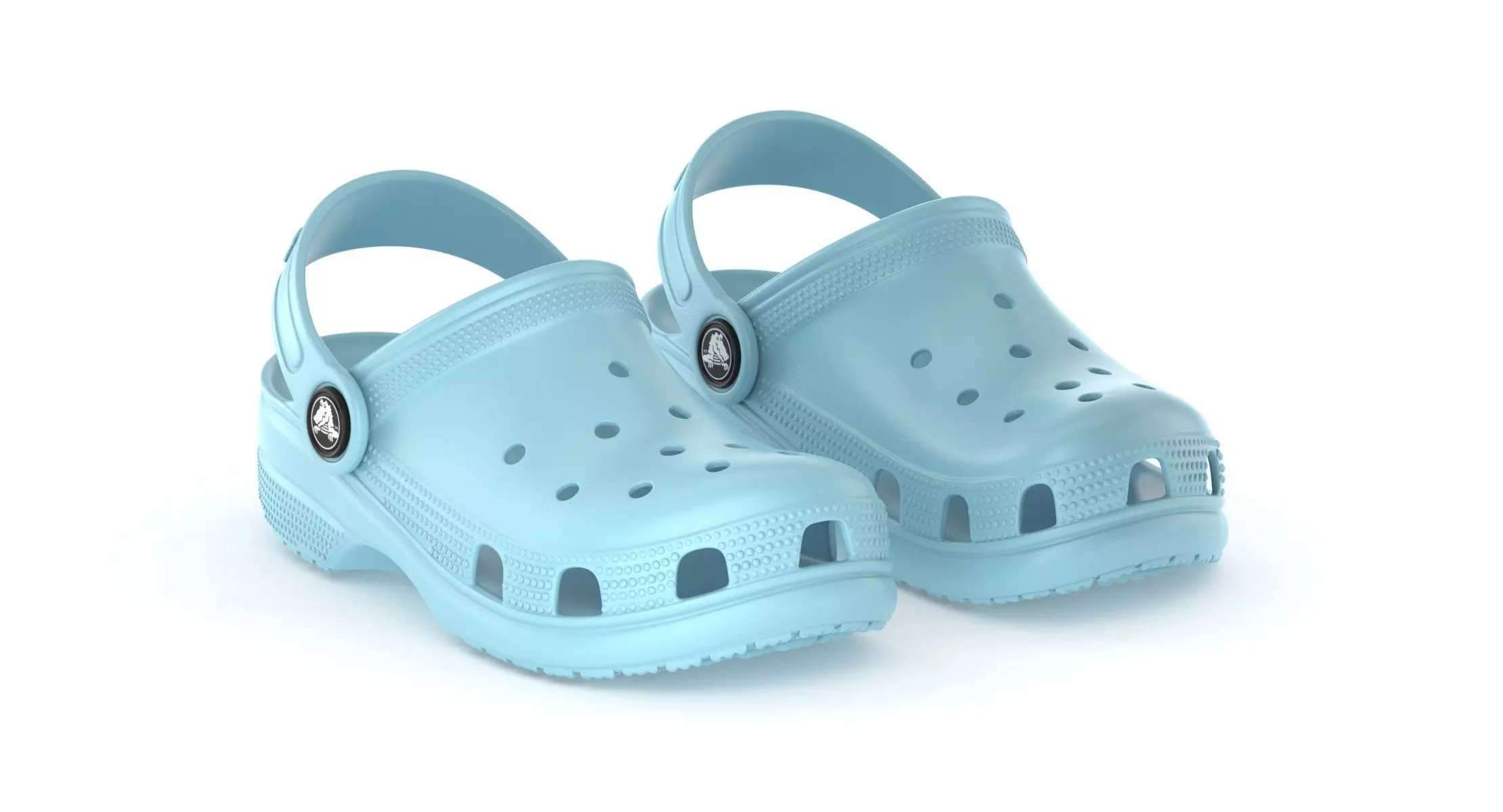 Crocs Classic Clog Ice Blue 3D model