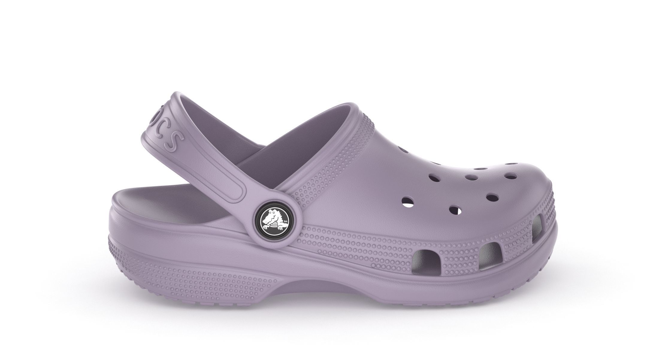 Crocs Classic Clog Lavender 3D model_4