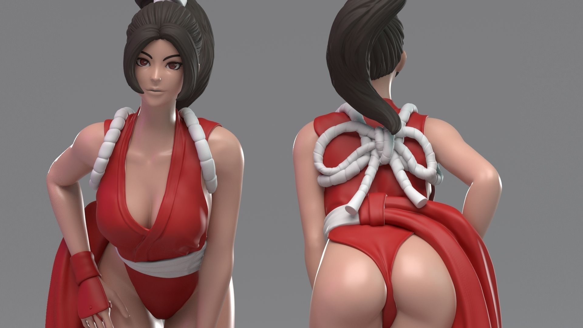 KOF - Fanart Mai 3D print model_4