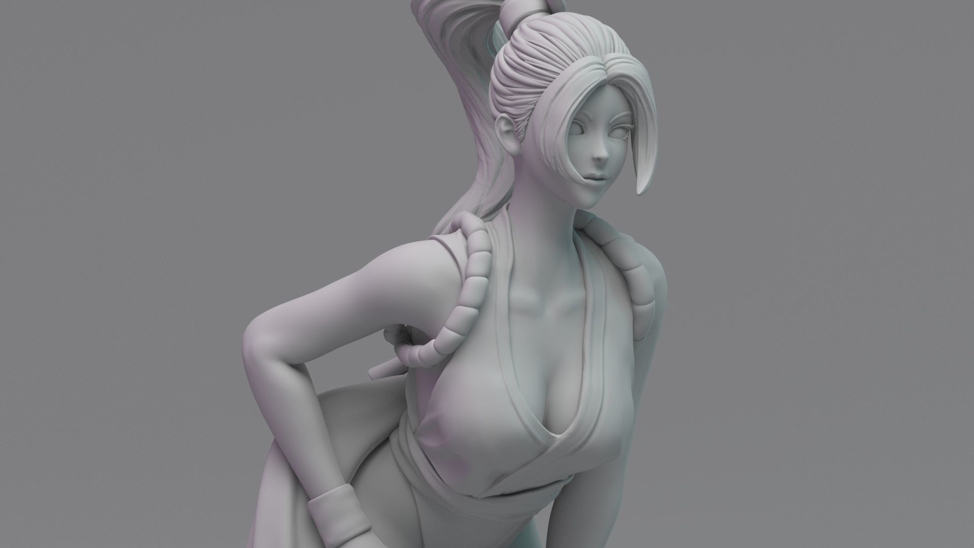 KOF - Fanart Mai 3D print model_9