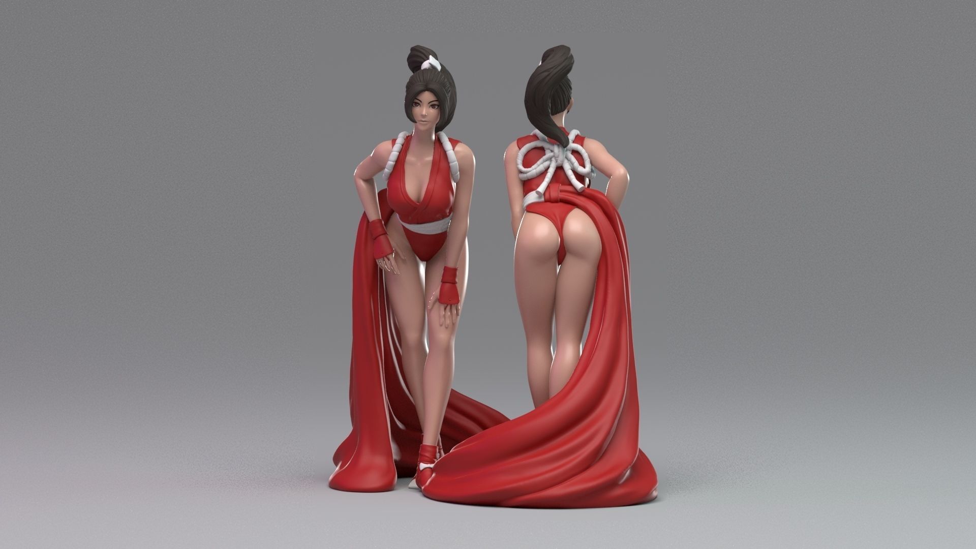 KOF - Fanart Mai 3D print model_3