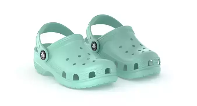 Crocs Classic Clog Pistachio  3D model
