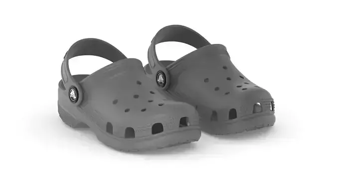 Crocs Classic Clog Slate Grey  3D model