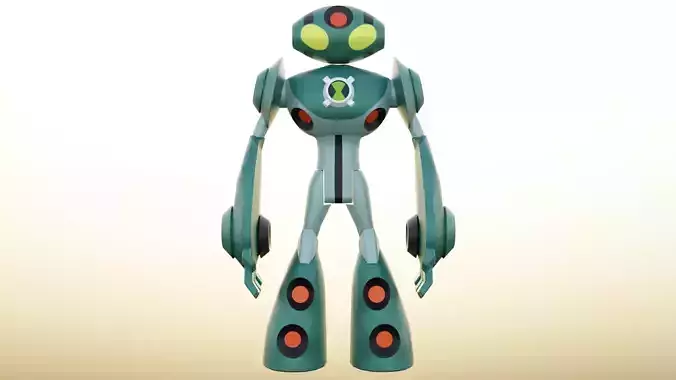 Ben 10 Ultimate Allen Echo Echo Low-poly 3D model