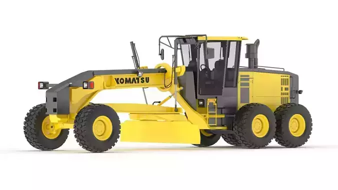 Komatsu GD655 Motor Grader 3D model