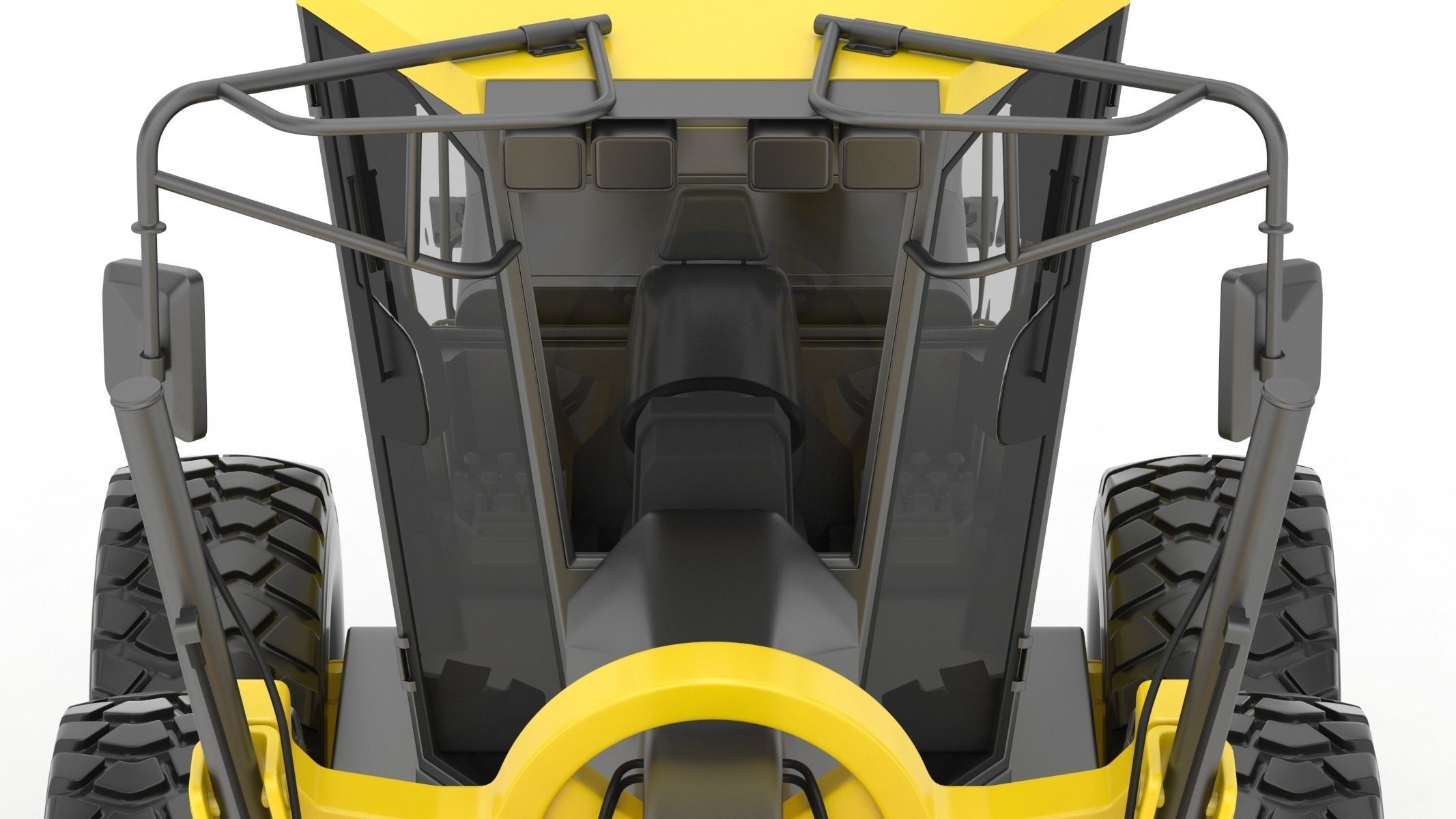 Komatsu GD655 Motor Grader 3D model_20