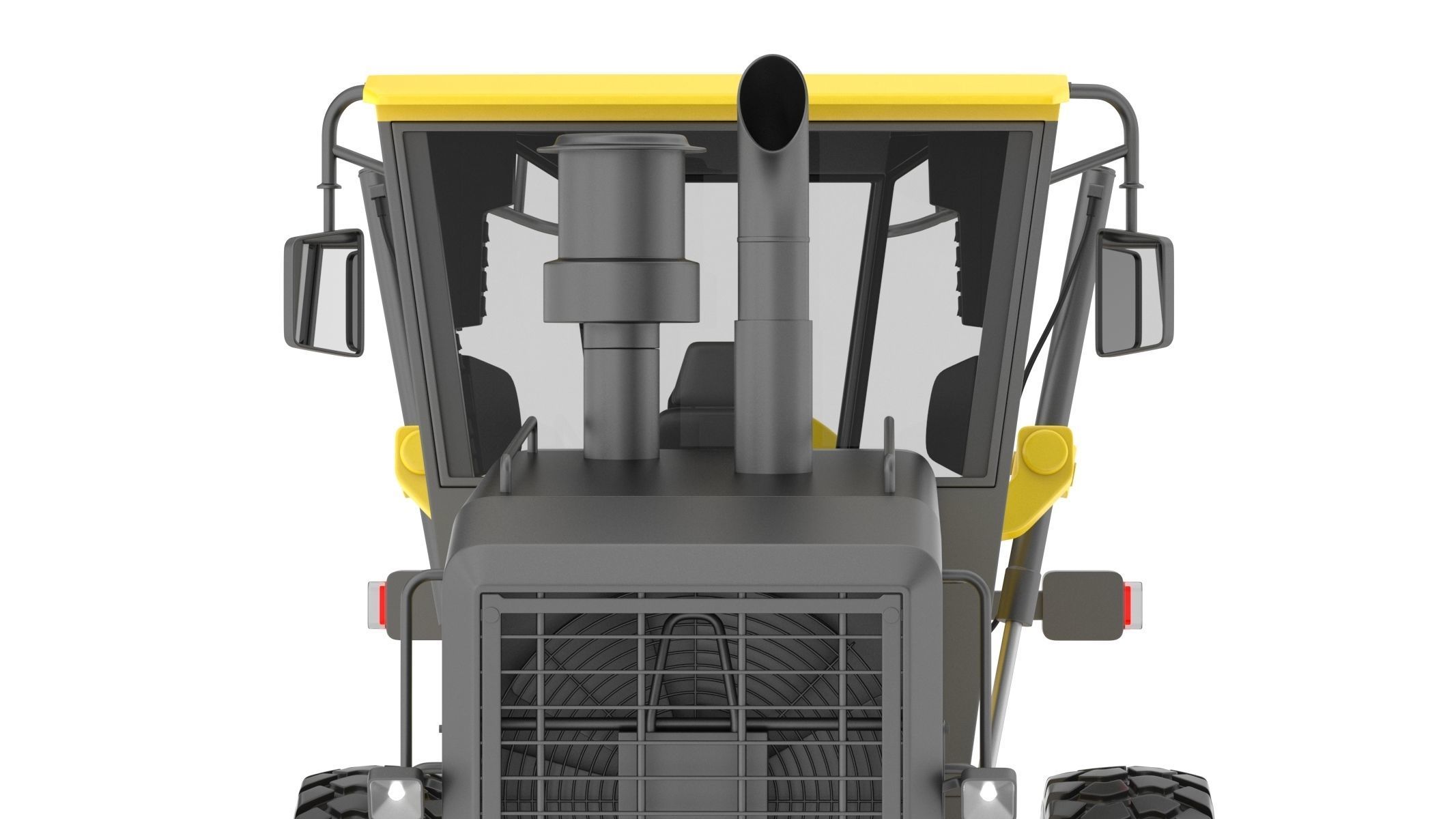 Komatsu GD655 Motor Grader 3D model_15