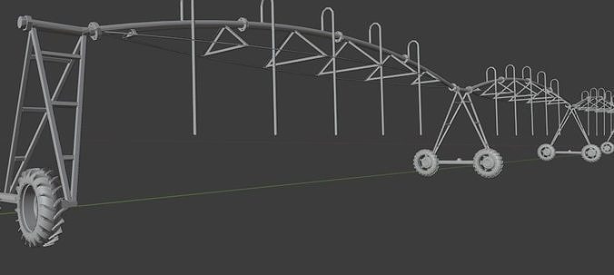 Pivot Irrigation 3D model
