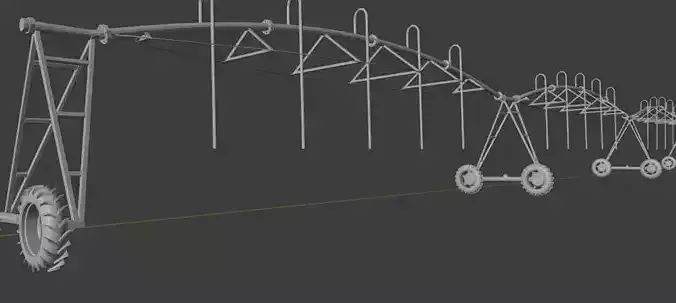 Pivot Irrigation 3D model