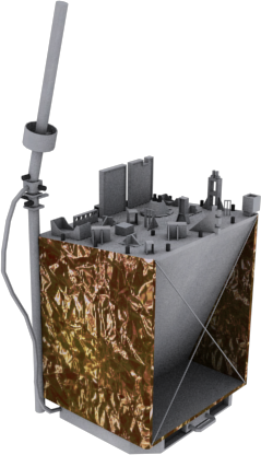 ALSEP and Lunar Module Low-poly 3D model_4