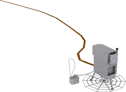 ALSEP and Lunar Module Low-poly 3D model_13