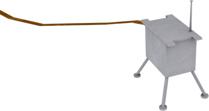 ALSEP and Lunar Module Low-poly 3D model_18