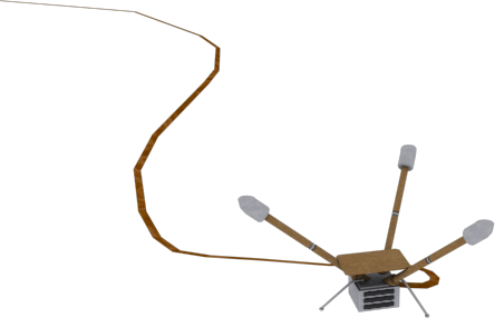 ALSEP and Lunar Module Low-poly 3D model_10