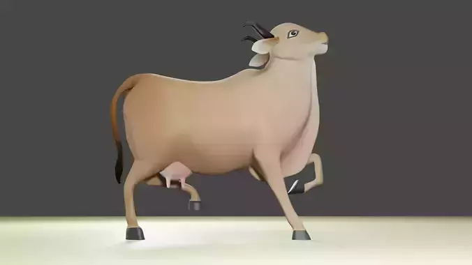 Indian cow 3d model