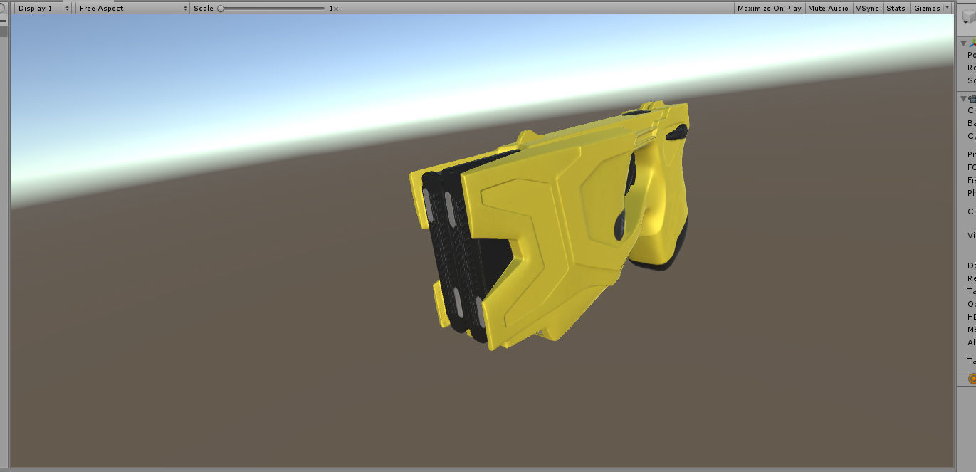 Taser X2 and Taser 7 - Game ready models 3D Model Collection_5