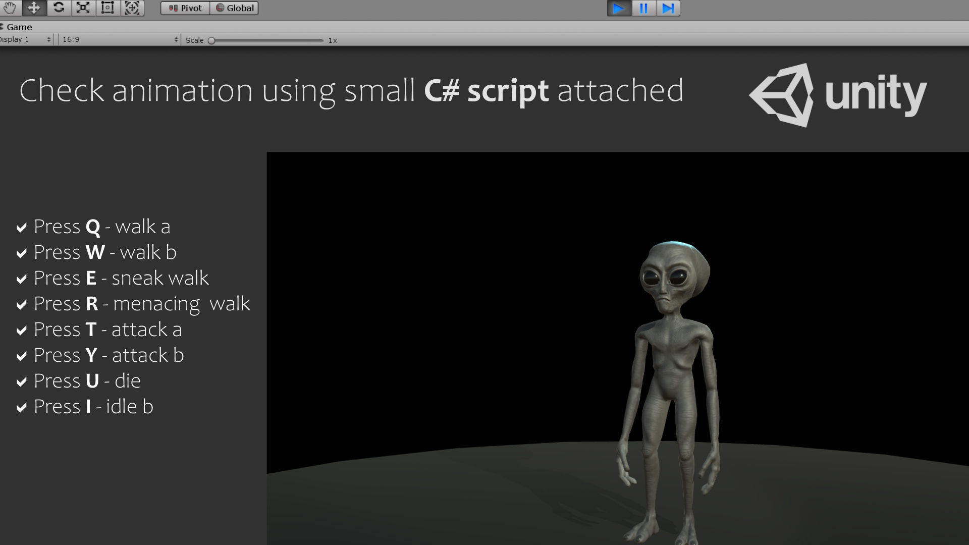 Alien 01 Low-poly 3D model_18