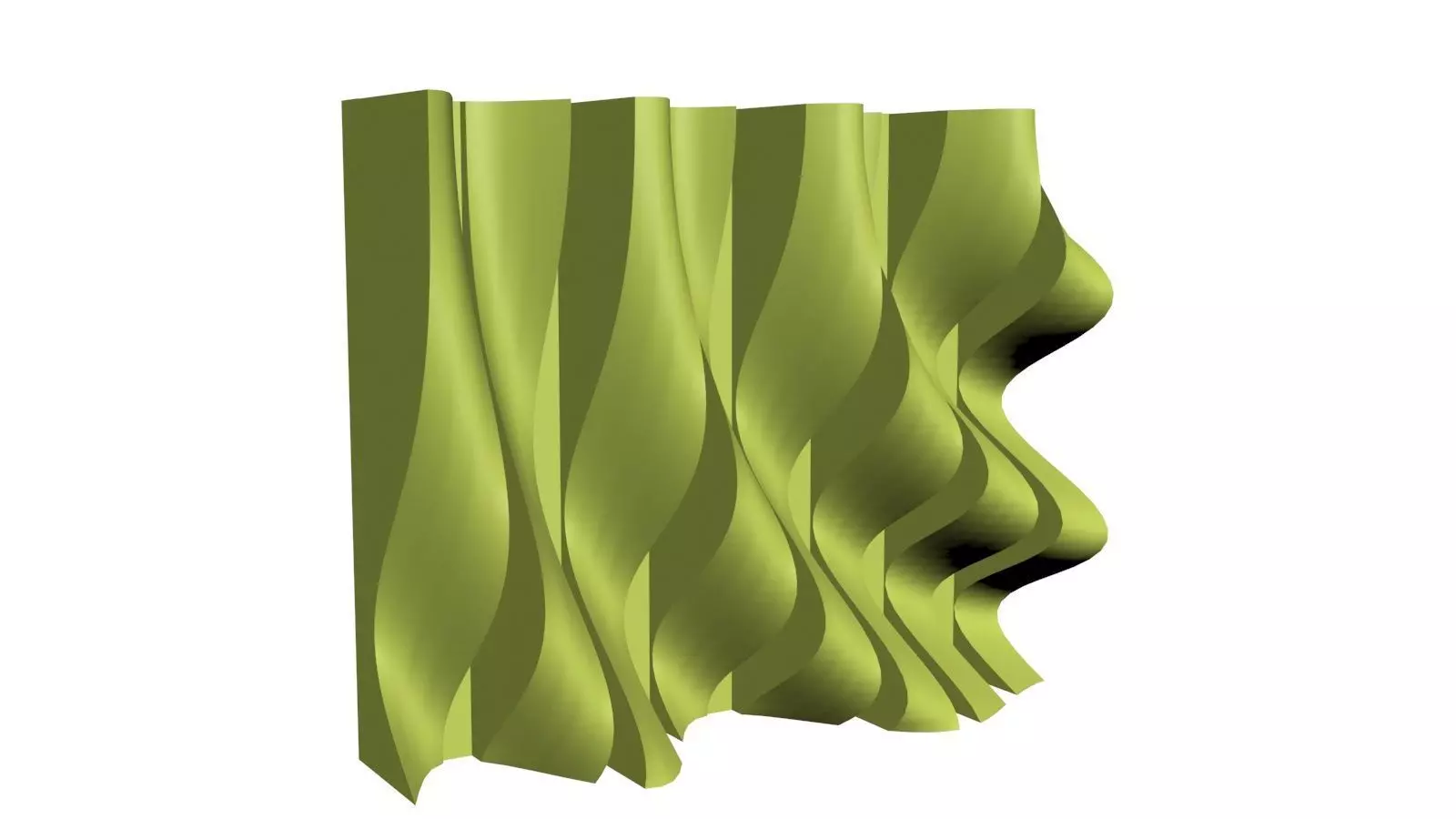 Parametric Wall 3D model_0