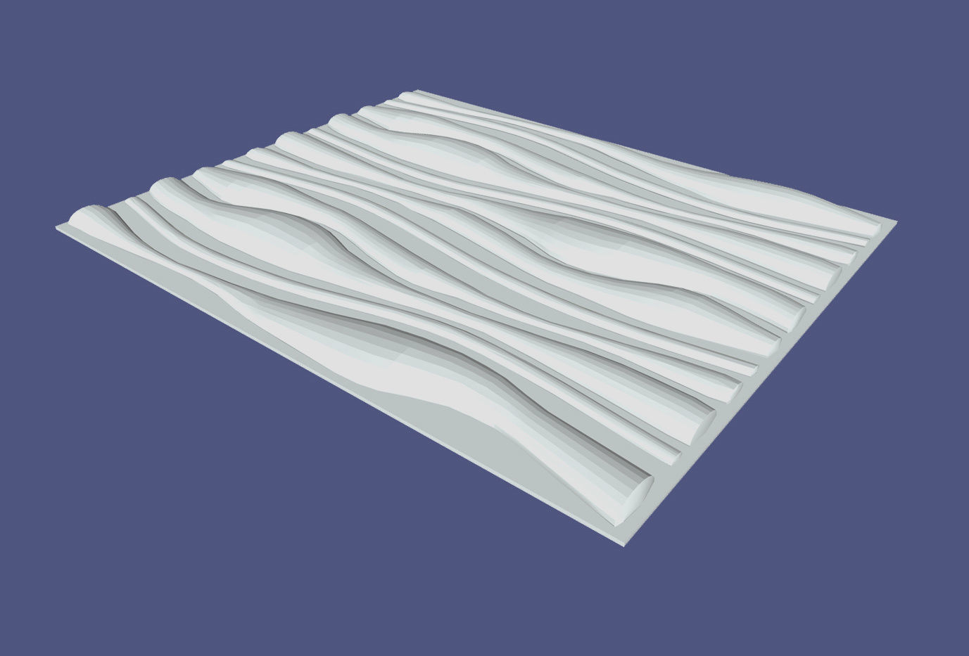 3d decorative wall panel 3D model_2